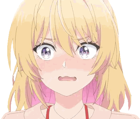 Blonde Anime Girl's Close Up