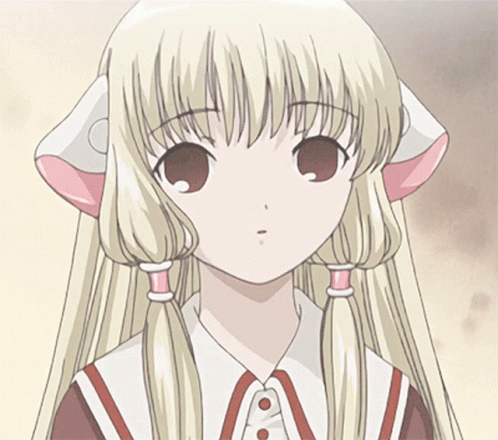 Blonde Anime Girl With Pigtails GIF