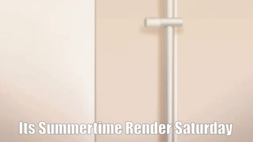 Blonde Anime Girls Pointing Its Summertime Render Saturday
