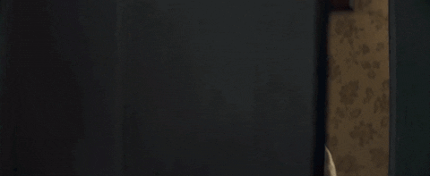 Blonde Boy Kid Shock Door Opening GIF