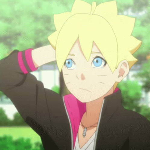 Blonde Boy With Blue Eyes Holding Hand to Head