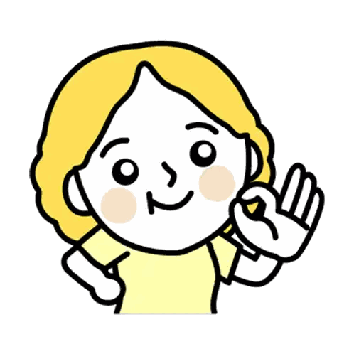 Blonde Girl Giving OK Sign