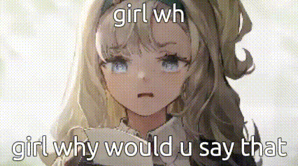 Blonde Girl Holding Paper Saying Girl Why Would You Say That
