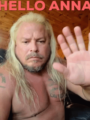 Blonde Guy Hello Anna GIF