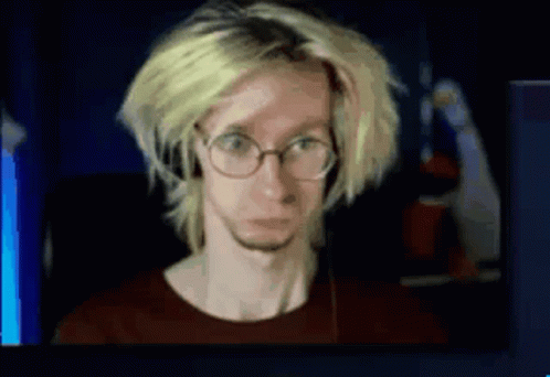 Blonde Hair Man with Glasses and Headset