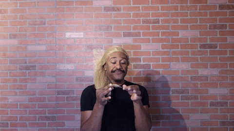 Blonde Hair Pulling GIF