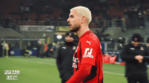 Blonde Hair Theo Hernandez Hug Teammate GIF