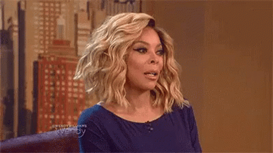 Blonde Hair Wendy Williams Licking Lips GIF