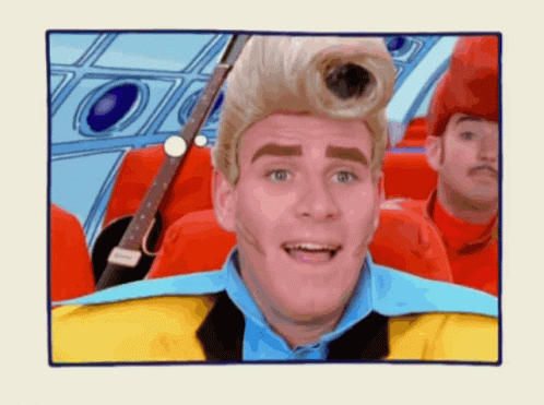 Blonde Man With Guitar GIF