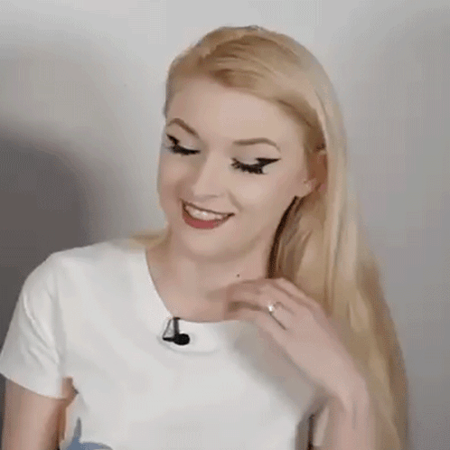 Blonde Sophie Says It Wasn't Me GIF