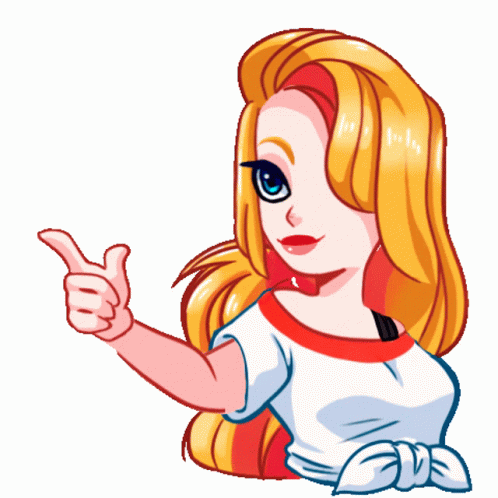 Blonde Woman Bang Bang GIF