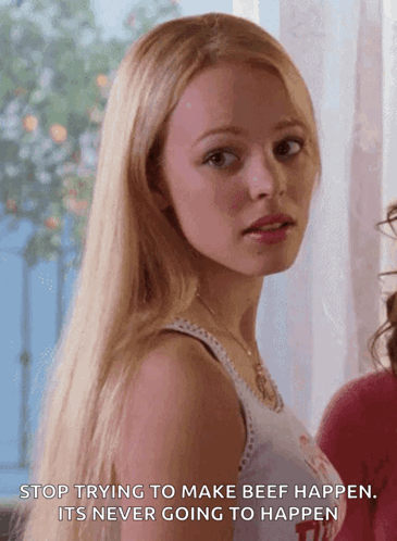 Blonde Woman Says Stop Trying to Make Beef Happen