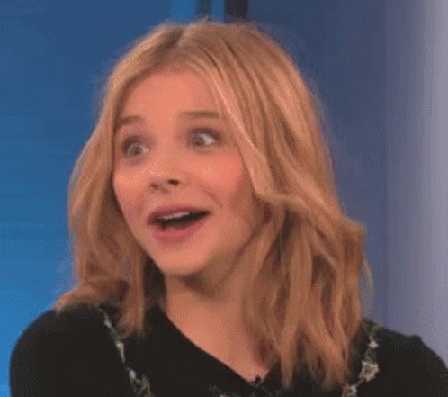 Blonde Woman Surprised Face
