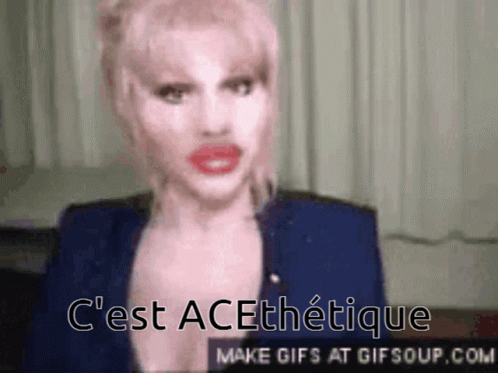 Blonde Woman With Serious Expression GIF