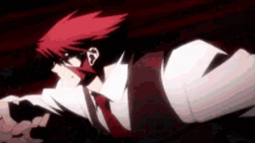 Blood C Shinichiro Blood Punch GIF