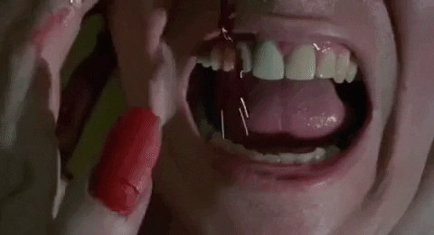 Blood Dripping From Face GIF