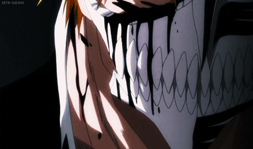 Blood Dripping Ichigo Kurosaki Scary GIF
