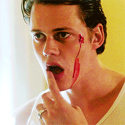 Blood Dripping Lick Lips GIF