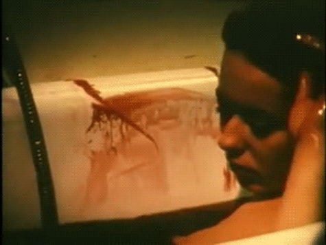 Blood Dripping On Tub GIF