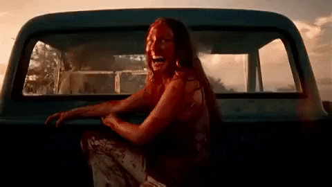 Blood Dripping The Texas Chain Saw Massacre GIF