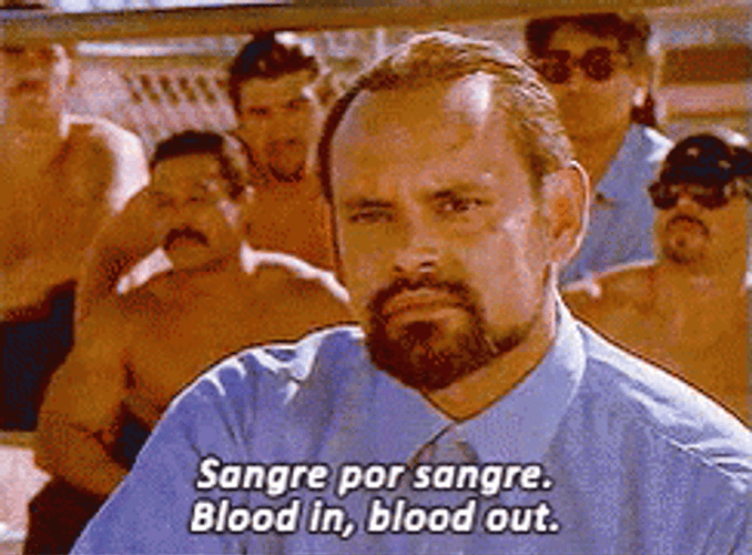 Blood In Blood Out Serious Talk GIF