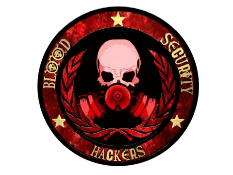 Blood Security Hackers Skull Circle