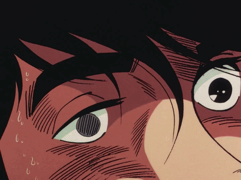 Blood Splatter Ashita No Joe GIF