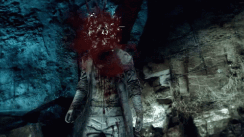 Blood Splatter From The Evil Within GIF