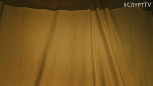 Blood Splatter On Curtain Silhouette GIF