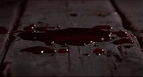 Blood Splatter On Wood GIF