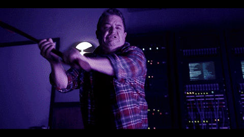 Blood Splatter Patton Oswalt GIF