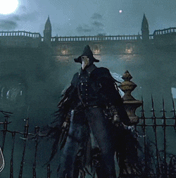 Bloodborne Crowfeather Character GIF