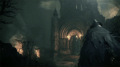 Bloodborne Entering The Castle GIF