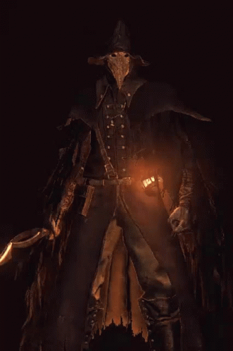 Bloodborne Gentleman Crowfeather GIF