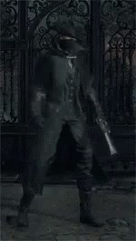 Bloodborne Hunter Salute GIF