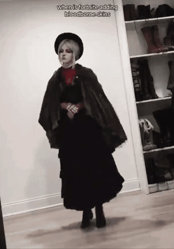 Bloodborne The Doll Cosplay GIF