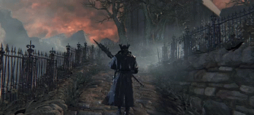 Bloodborne Walking To Somewhere GIF