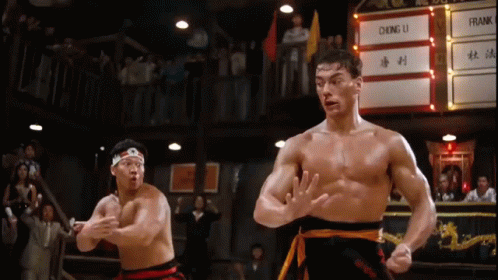 Bloodsport Van Damme Vs Bolo Yeung GIF