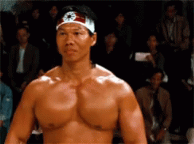 Bloodsport Bolo Yeung Chest GIF