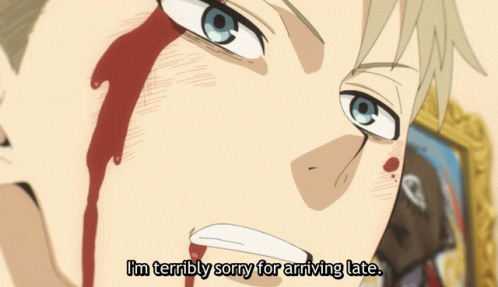 Bloody Loid Forger Apologizing GIF