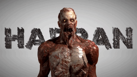Bloody Monster with Word Harran