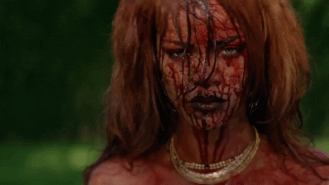 Bloody Rihanna Better Have My Money GIF