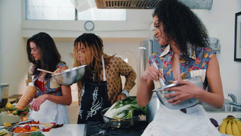 Blowing Flour Baking GIF