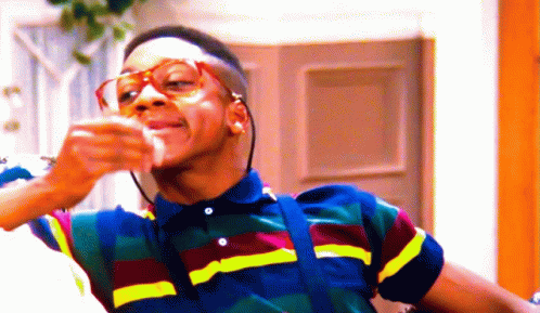 Steve Urkel Blowing Kiss GIF