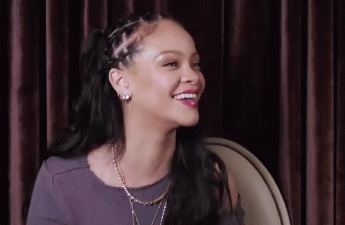 Rihanna Blowing Kiss GIF