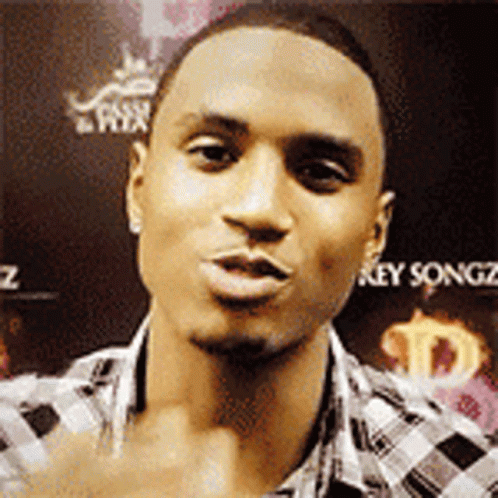 Trey Songz Blowing Kiss GIF