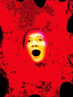 Blown Away Explosive Face GIF