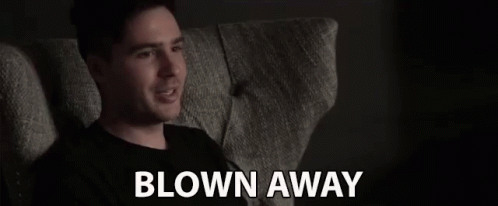 Blown Away Silently Shocked GIF