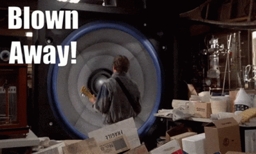 Blown Away Marty Mcfly GIF