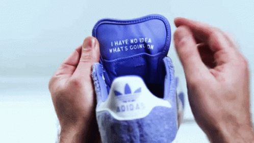Blue Adidas Shoes South Park Collaboration Secret Pocket GIF